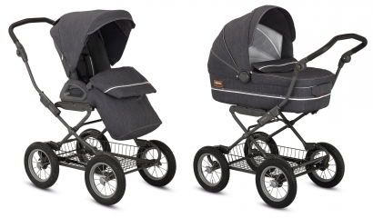 Детская коляска 2 в 1 Inglesina Sofia (шасси Ergo Bike) Denim