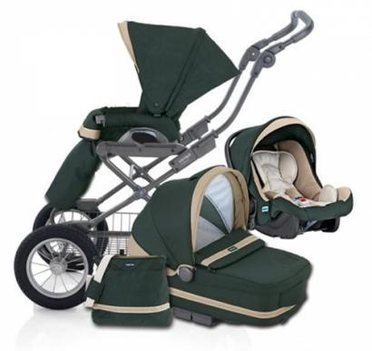 Коляска 3 в 1 Inglesina Otutto Deluxe System Ergo Bike EUCALIPTO