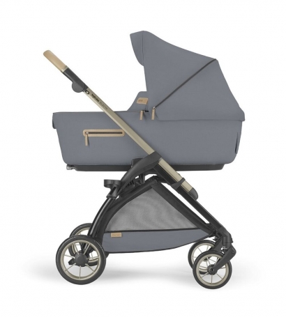 Коляска 3 в 1 Inglesina Electa Element c подставкой под люльку Stand Up Paper Blue