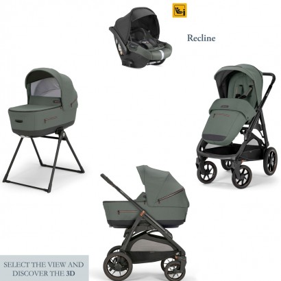 Коляска 3 в 1 Inglesina Aptica XT (DRW I-Size) с подставкой под люльку Stand Up Коляска 3 в 1 Inglesina Aptica XT (DRW I-Size) с подставкой под люльку Stand Up (Taiga Green)