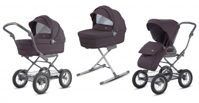 Детская коляска 2 в 1 Inglesina Sofia (шасси Ergo Bike) Marron Glace