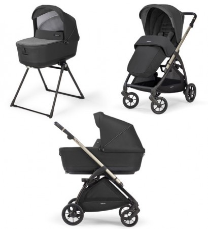 Коляска 2 в 1 Inglesina Electa с подставкой под люльку Stand Up Upper Black