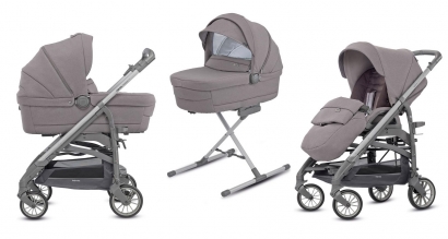 Детская коляска 2 в 1 Inglesina Trilogy System Sideral Grey/City Slate