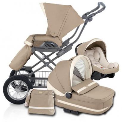 Коляска 3 в 1 Inglesina Otutto Deluxe System Ergo Bike FIORDILATTE