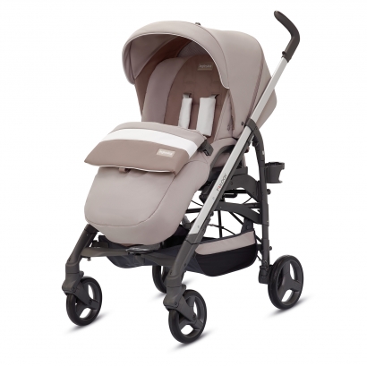 Коляска-трость Inglesina Trilogy All Over Ecru (двойная ручка)