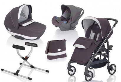 Коляска 3 в 1 Inglesina Otutto Deluxe System platino slate