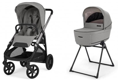 Коляска 2 в 1 Inglesina Aptica 2025 с подставкой под люльку Stand Up New Platinum Grey