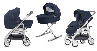Детская коляска 2 в 1 Inglesina Trilogy System Imperial Blue/City White