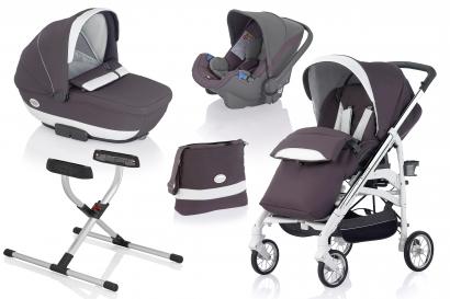 Коляска 3 в 1 Inglesina Otutto Deluxe System platino white