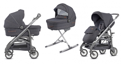 Детская коляска 2 в 1 Inglesina Trilogy System Village Denim/City Slate