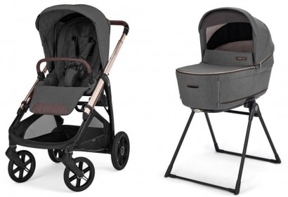 Коляска 2 в 1 Inglesina Aptica 2025 с подставкой под люльку Stand Up New Velvet Grey