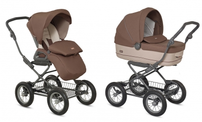 Детская коляска 2 в 1 Inglesina Sofia (шасси Ergo Bike) Coffee Cream