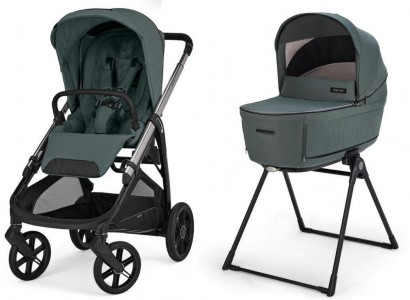 Коляска 2 в 1 Inglesina Aptica 2025 с подставкой под люльку Stand Up New Emerald Green