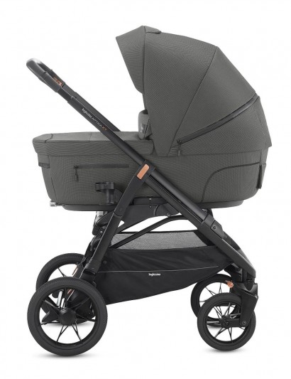 Коляска 3 в 1 Inglesina Aptica XT с подставкой под люльку Stand Up Charcoal Grey