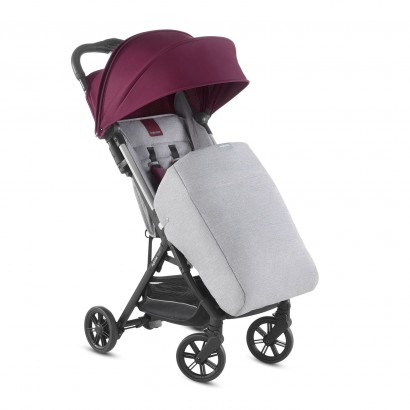 Прогулочная коляска Inglesina Quid GRAPE RED с накидкой для ног