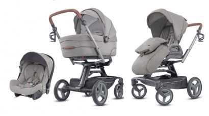 Коляска 3 в 1 Inglesina Quad QUATTRO System Derby Grey