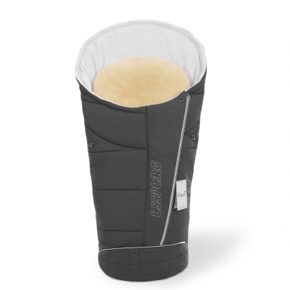 Конверт в коляску Esspero Maris Plus Y (флис + натуральный мех) Dark