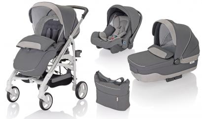 Коляска 3 в 1 Inglesina Trilogy System Argento