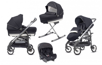 Коляска 3 в 1 Inglesina Trilogy Plus System Quattro Pantelleria/Chrome Slate