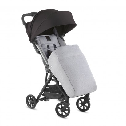 Прогулочная коляска Inglesina Quid ROCK BLACK с накидкой для ног