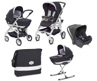 Коляска 3 в 1 Inglesina Otutto Deluxe System graphite white