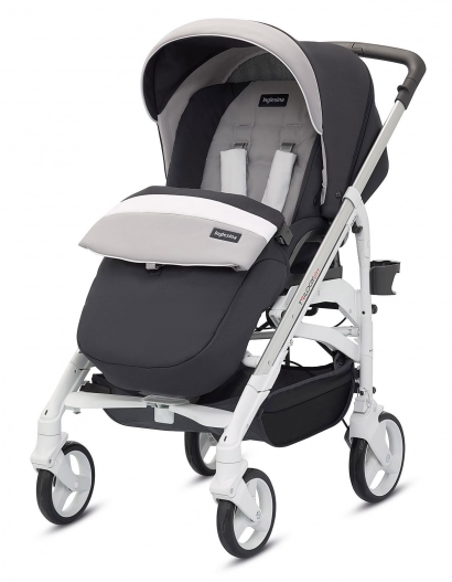 Коляска-трость Inglesina Trilogy All Over Graffite (белое шасси)