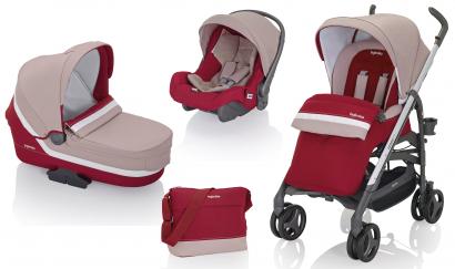 Коляска 3 в 1 Inglesina Zippy System Pro Borgogna