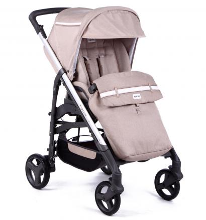 Коляска-трость Inglesina Trilogy All Over Jeans Fluo Ecru (цельная ручка)