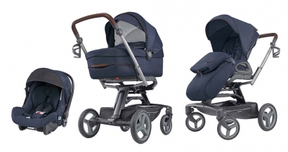 Коляска 3 в 1 Inglesina Quad QUATTRO System Oxfford Blue