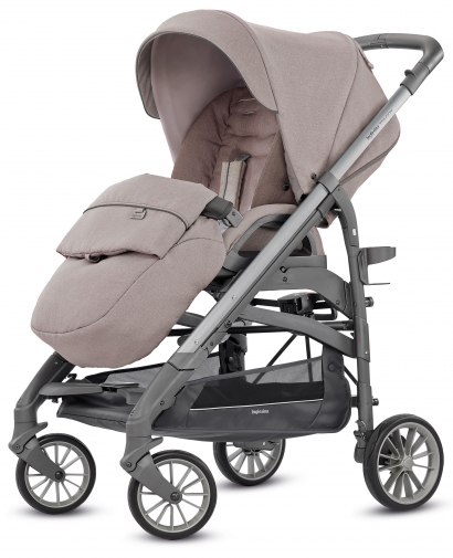 Коляска-трость Inglesina Trilogy All Over Alpaca Beige (серое шасси)