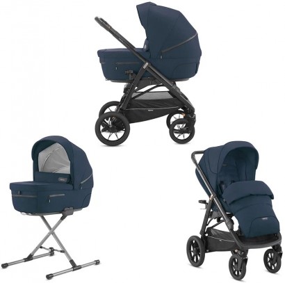 Коляска 3 в 1 Inglesina Aptica XT с подставкой под люльку Stand Up Polar Blue