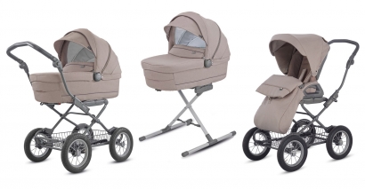 Детская коляска 2 в 1 Inglesina Sofia (шасси Ergo Bike) Alpaca Beige
