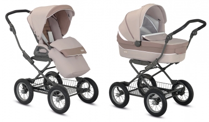 Детская коляска 2 в 1 Inglesina Sofia (шасси Ergo Bike) Ecru